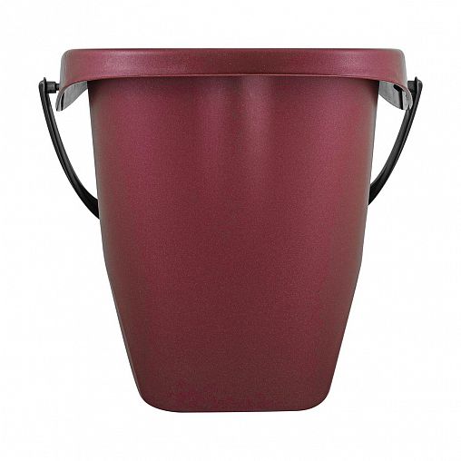Ведро Spin&Clean Step, прямоугольное, 13 л, бордо фото