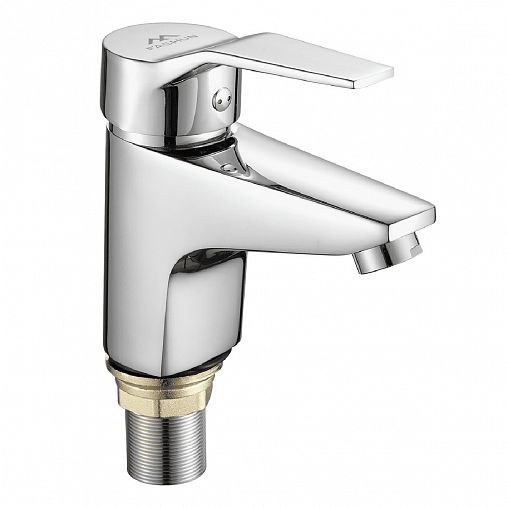 Смеситель для раковины с коротким изливом Fashun A1063, хром фото