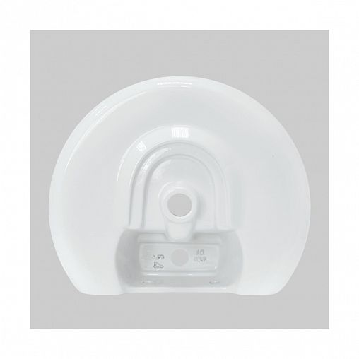 Раковина Sanita Luxe Best 55 ВКС, 55,5 x 44,5 x 17,5 см, белая фото