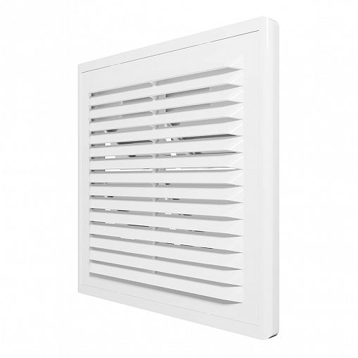 Решетка вентиляционная разъемная Era R1515BV, пластиковая, с обратным клапаном, 150 x 150 мм фото