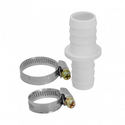 Соединитель с хомутом для сливных шлангов MasterProf, 19/22 мм фото