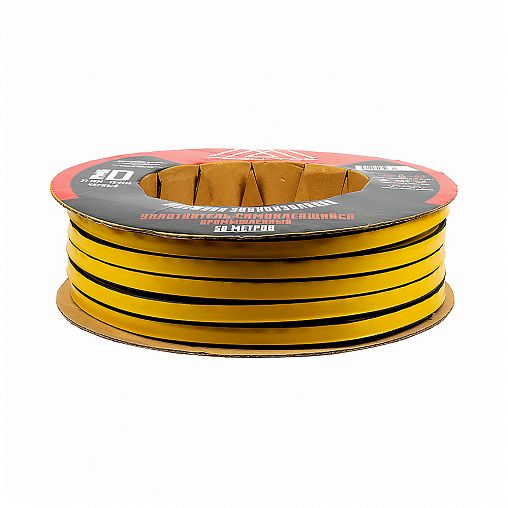 Уплотнитель промышленный D-профиль Tech-Top, 21 x 15 мм, бухта 50 м, черный фото Уплотнитель промышленный D-профиль Tech-Top, 21 x 15 мм, бухта 50 м, черный фото