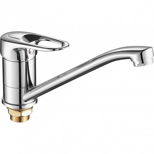 Смеситель для кухни Fashun A4904, хром фото