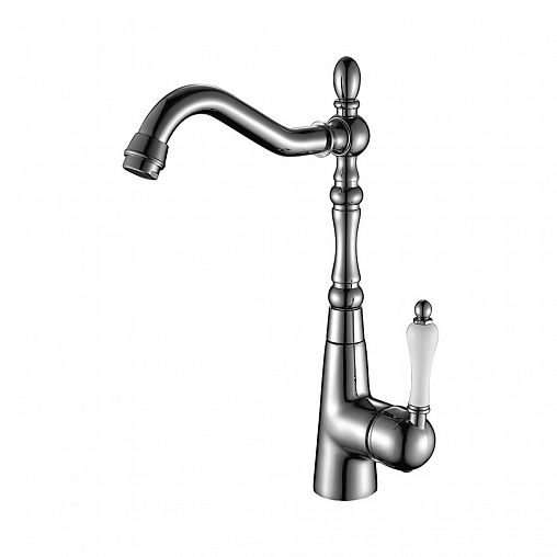 Смеситель для кухни Rossinka Z35-20U, однорычажный, хром фото