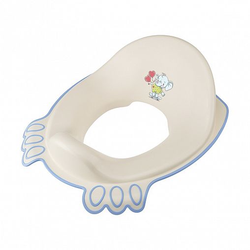 Детское сиденье на унитаз Kidfinity, светло-голубое с декором фото
