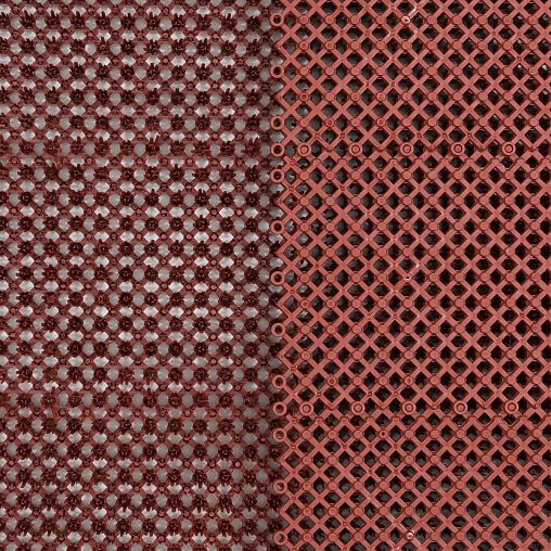 Коврик придверный SunStep Травка, 42 x 56 см, коричневый фото