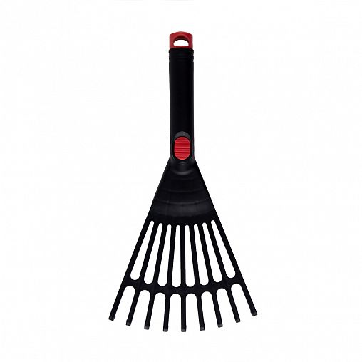 Грабли веерные мини Feona, 9 зубьев, пластиковые, 350 мм фото