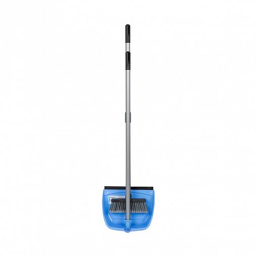 Комплект для уборки Рыжий кот Brilliance, складной совок и щетка для пола фото