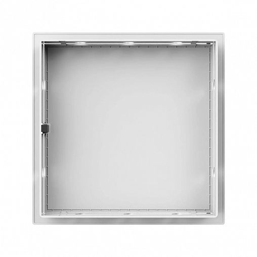 Люк-дверца ревизионная Evecs L2020N, ABS-пластик, нажимная, с фланцем 200 x 200 мм, 224 x 224 мм фото