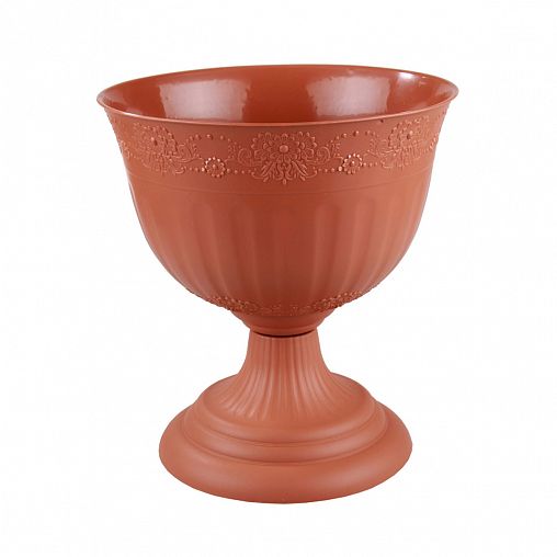 Вазон Альтернатива Венеция, 10 л, коричневый фото