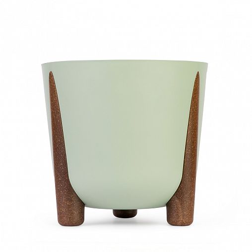 Горшок-кашпо Альтернатива Жардин, на ножках, 21 л, оливковый фото Горшок-кашпо Альтернатива Жардин, на ножках, 21 л, оливковый фото