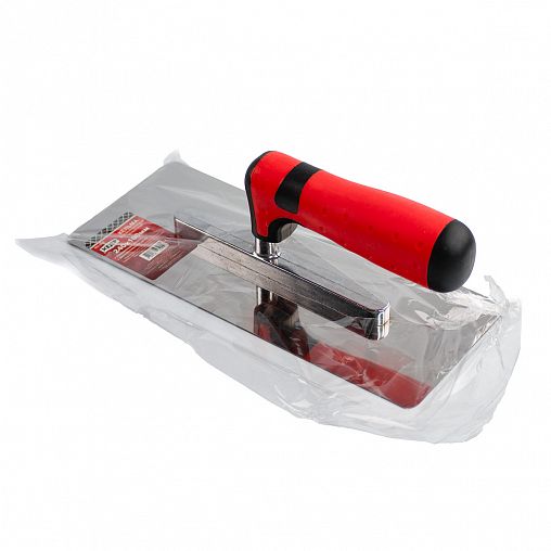 Гладилка для венецианской штукатурки Кедр, нержавеющая сталь, двухкомпонентная ручка, 240 x 100 мм фото