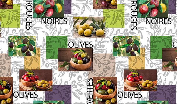 Клеенка столовая на нетканой основе Колорит Мажор 545/15, 1,35 x 20 м фото