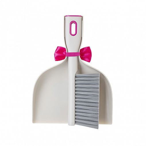 Комплект для уборки Vigar Felix, щетка-сметка и совок, серый фото