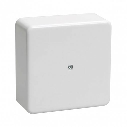 Коробка распаячная открытой установки IEK, 75 x 75 x 28 мм, IP40, белая фото