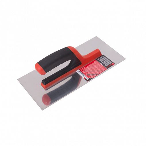 Гладилка прямая Beorol GRE, нержавеющая сталь, ПВХ ручка, 280 х 130 мм фото