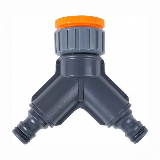 Штуцер для крана Plantic by Fiskars light, на два канала, 1/2" - 3/4" - 1" фото