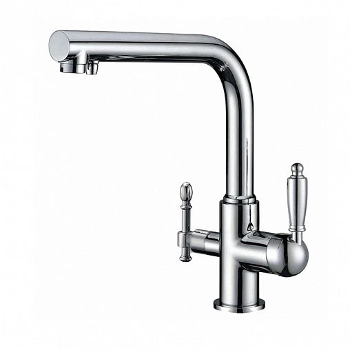 Смеситель для кухни Zorg ZR 313 YF-33, с подключением к фильтру, однорычажный, хром фото