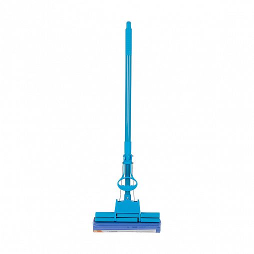 Швабра отжимная Рыжий кот МорР-08, с насадкой ПВА, 2 ряда роликов фото