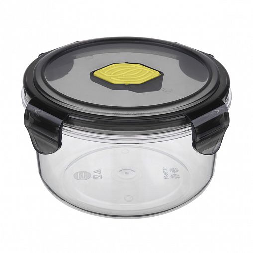 Контейнер с клапаном Phibo Brilliant, 0,6 л, черный фото