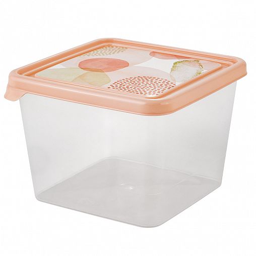 Контейнер Plast Team Pastel, квадратный, 0,75 л фото