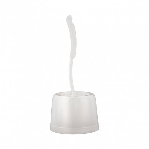 Ершик для унитаза Spin&Clean Rock'n'Roll, с подставкой, пластик, белый фото