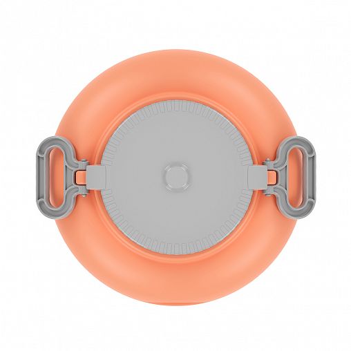 Канистра-бочка пластиковая Альтернатива Байкал, с крышкой и ручками, 30 л, оранжево-серая фото