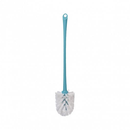 Ершик для унитаза Spin&Clean Voque, с подставкой, пластик, небесный фото