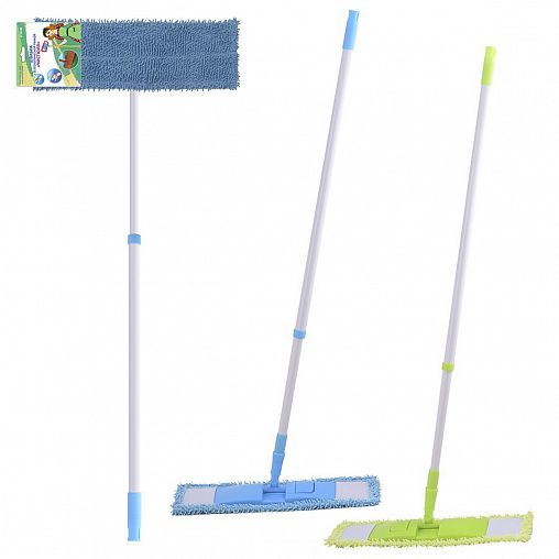Швабра для пола Мультидом Клининг, с телескопической ручкой фото