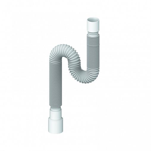 Трубка гофрированная Unicorn D150, 40 x 40/50 мм, 1500 мм фото