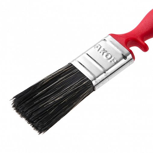 Кисть плоская для водных красок Акор Мастер, смешанная щетина, пластиковая ручка, 25 x 12 мм фото