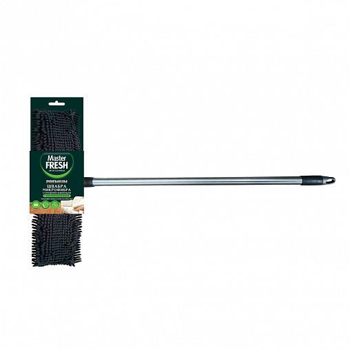 Швабра-флеттер Master Fresh Premium, c телескопической ручкой, насадка из микрофибры, длинный ворс фото