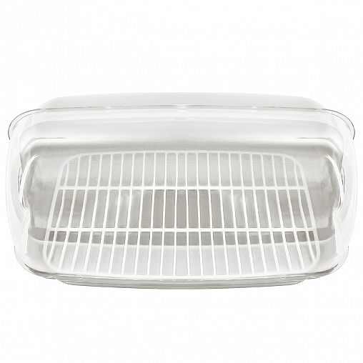 Хлебница Plast Team, 41,5 x 26 x 18,5 см, молочный туман фото