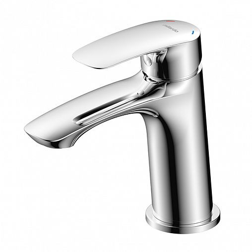 Смеситель для раковины с коротким изливом Milardo Rora, хром фото