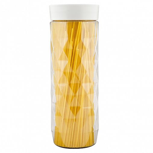 Банка для сыпучих продуктов Plast Team Stockholm, 1,5 л, пепельный жемчуг фото