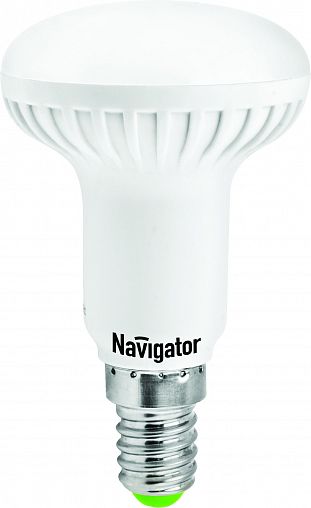 Лампа светодиодная LED Navigator, E14, R50, 5 Вт, 2700 K, теплый свет фото