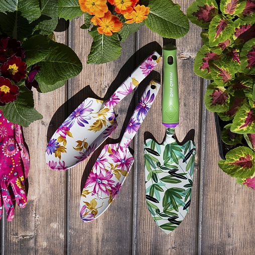 Совок посадочный Feona, цельнометаллический, узкий, 270 мм фото