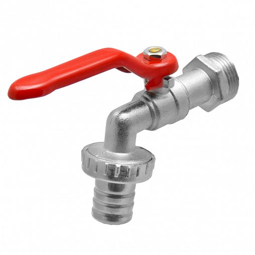 Кран шаровой с носиком под шланг Light, с наружной резьбой, 3/4" фото