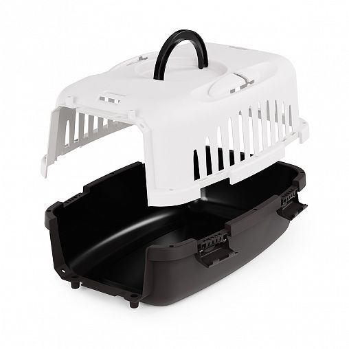 Переноска для животных Альтернатива, 48 x 32,5 x 26 см, черная фото