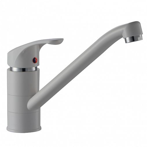 Смеситель для кухни PLStart PL4515-8, белый/хром фото