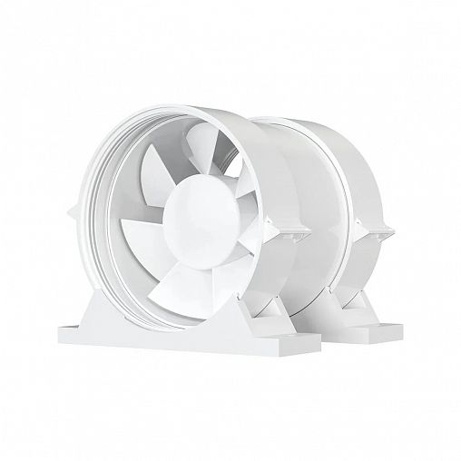 Вентилятор осевой приточно-вытяжной канальный DiCiTi PRO 5, с крепежным комплектом, d 125 мм фото