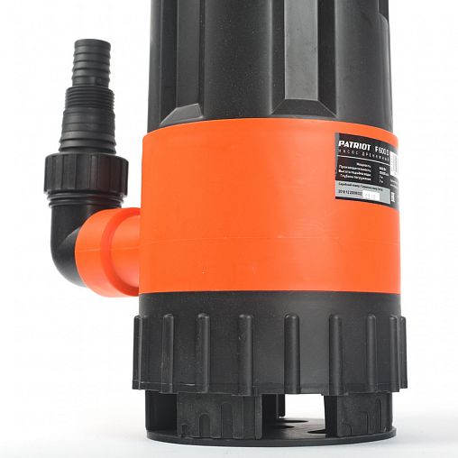 Насос дренажный для чистой и грязной воды Patriot F 600D, 600 Вт, 10000 л/ч фото