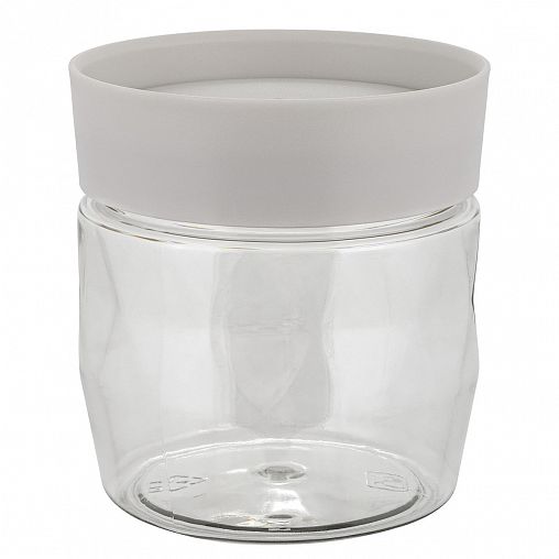 Банка для сыпучих продуктов Plast Team Stockholm, 0,5 л, пепельный жемчуг фото