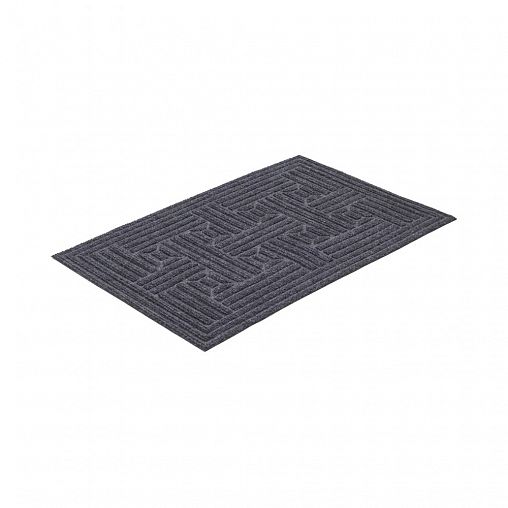 Коврик придверный SunStep Ребристый, влаговпитывающий, 60 x 90 см, серый фото