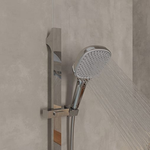 Лейка для душа Milardo Ideal Spa ILS3FC0M18, 3 режима, хром фото