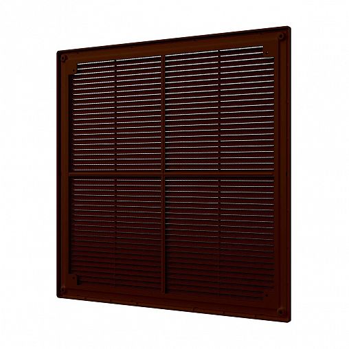 Решетка вентиляционная Era 3030Р кор, пластиковая, с сеткой, 300 x 300 мм фото