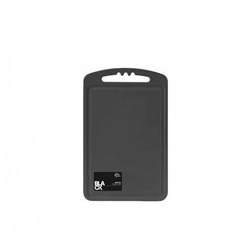 Доска разделочная Plast Team Black, 24 x 15 x 0,4 см фото