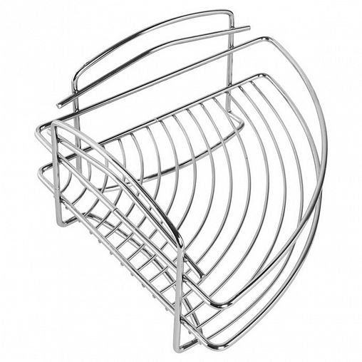 Полка в ванную угловая Milardo, хром фото