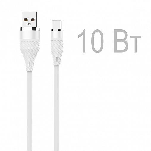 Кабель Energy ET-49 PRO, USB - Type-C, 1 м, белый фото