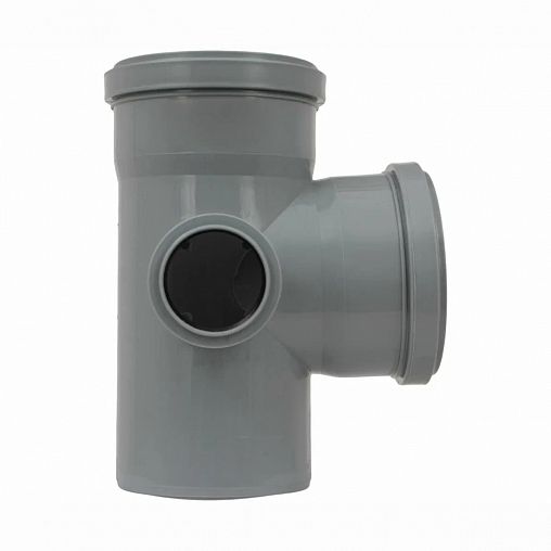 Крестовина канализационная Lammin, левая, 110 x 110 x 50/87,5°(2-х пл.) фото